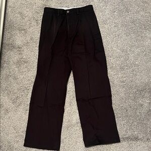 Boys dark brown dress pants